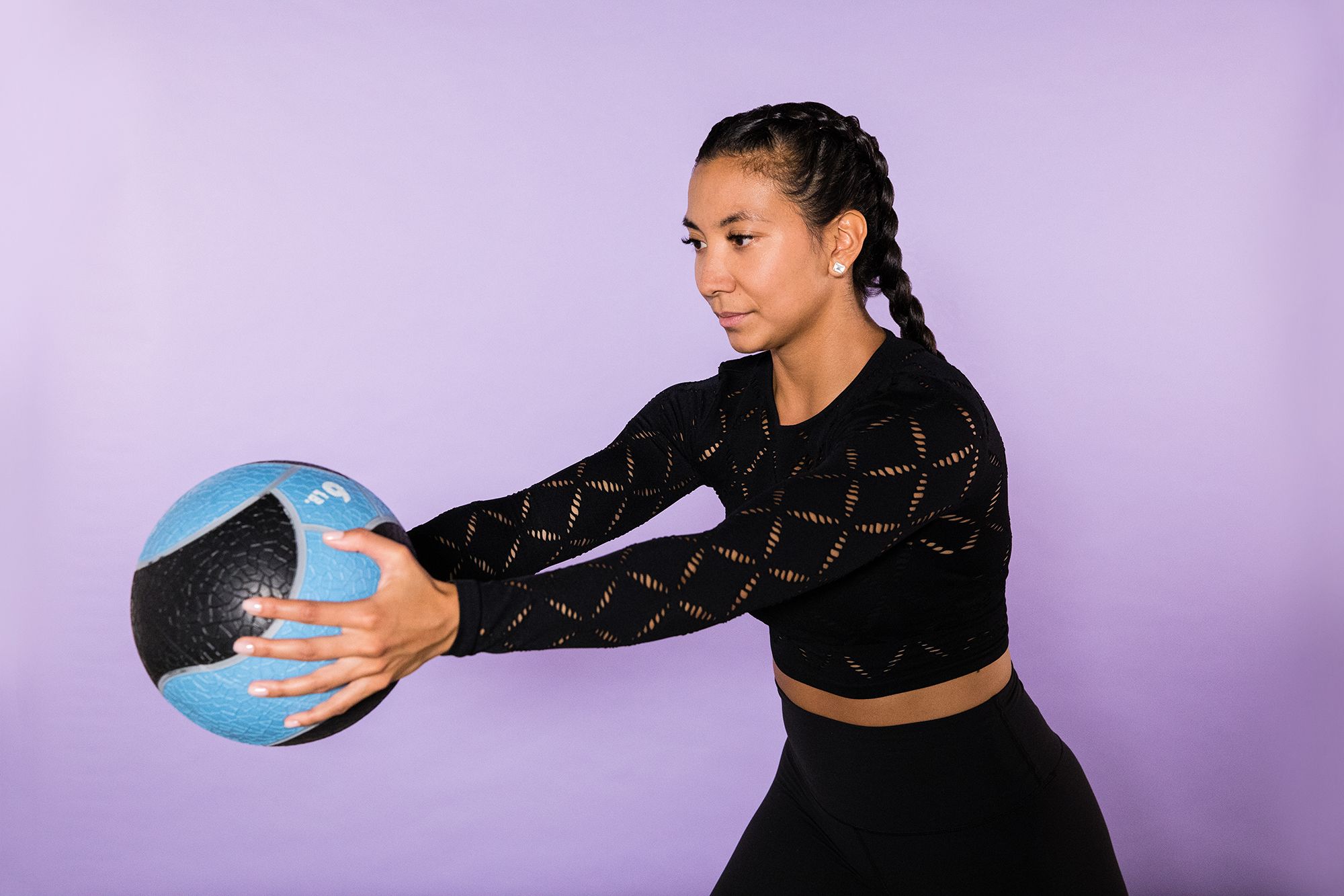 weighted exercise ball exercises