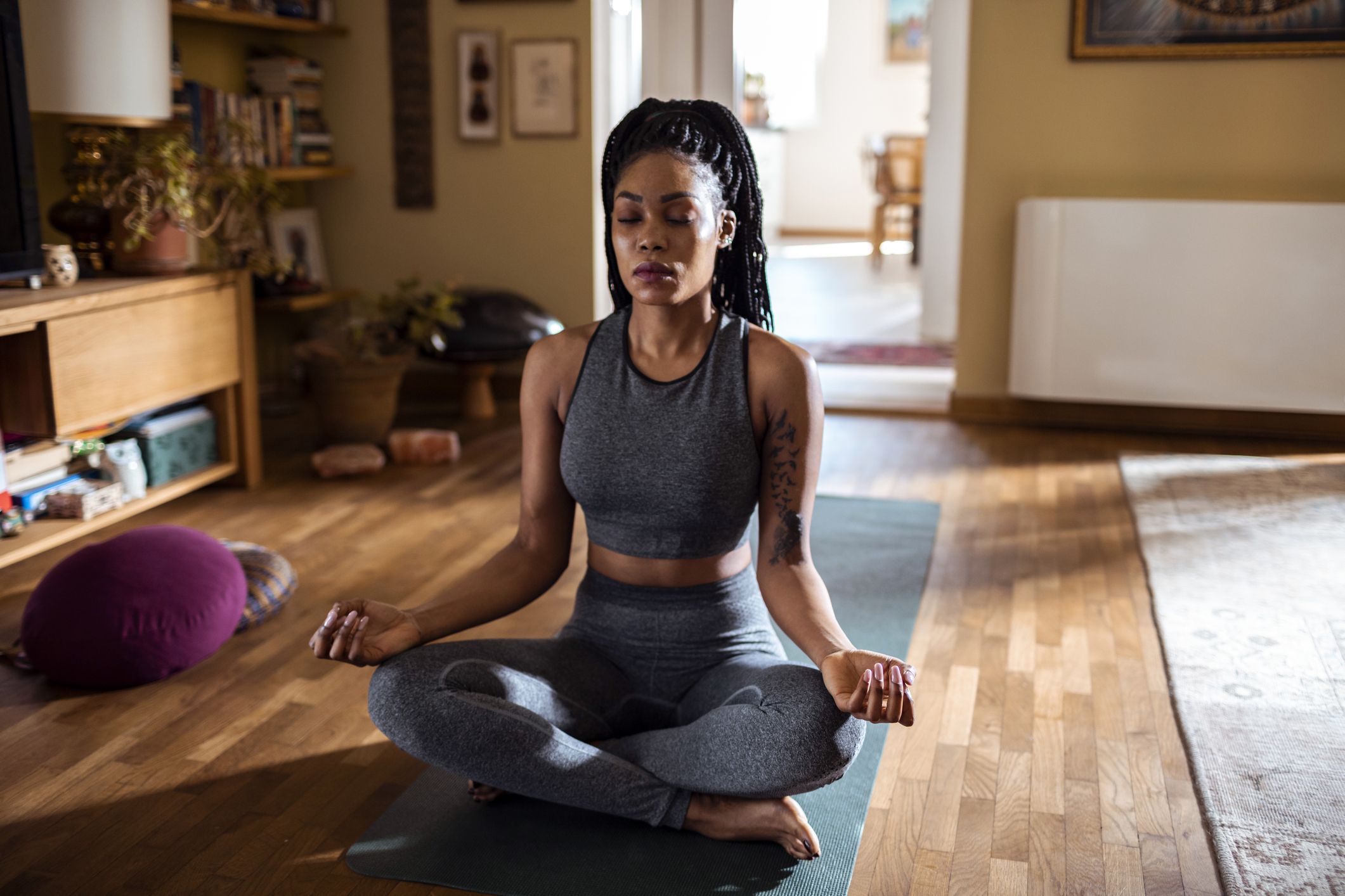 Making some yoga is a good chance to show your shapes