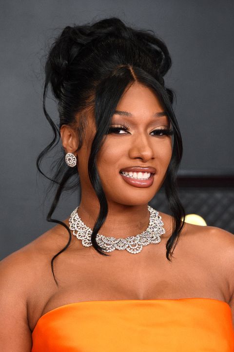 los angeles, california   march 14 megan thee stallion attends the 63rd annual grammy awards at los angeles convention center on march 14, 2021 in los angeles, california photo by kevin mazurgetty images for the recording academy