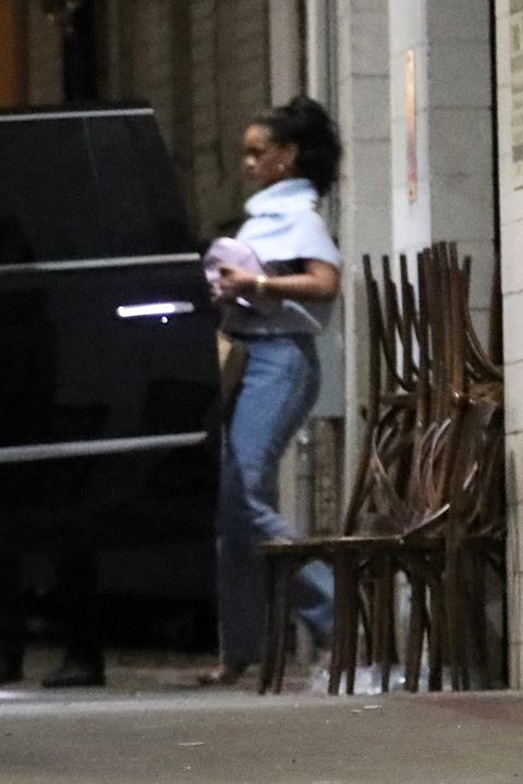 Rihanna Wears Chic Top With Jeans for a Dinner Date With Hassan Jameel ...