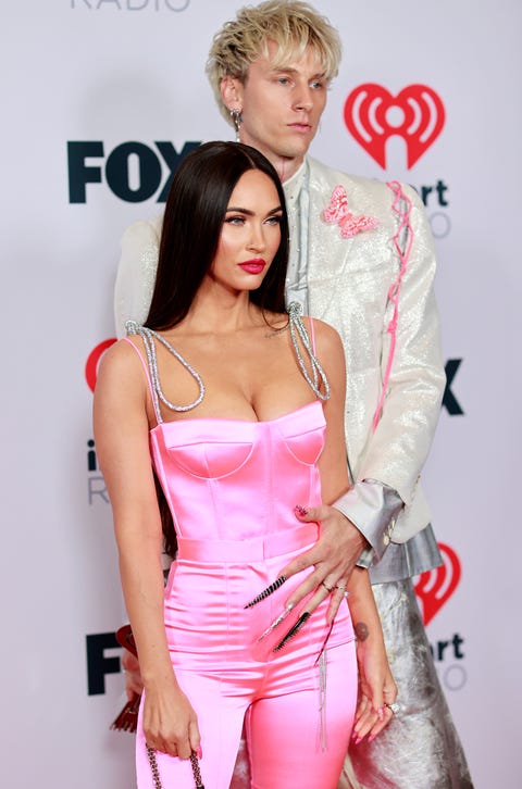 megan fox and machine gun kelly at the 2021 iheartradio music awards