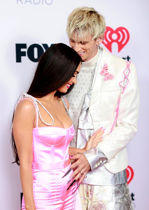 megan fox and machine gun kelly at the 2021 iheartradio music awards