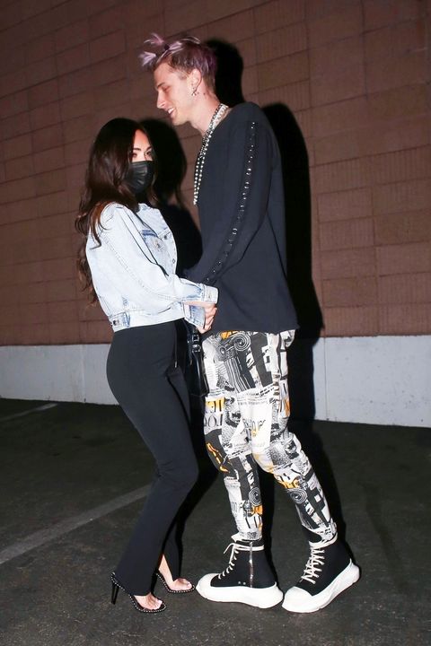 megan fox and machine gun kelly out in la on march 1, 2021