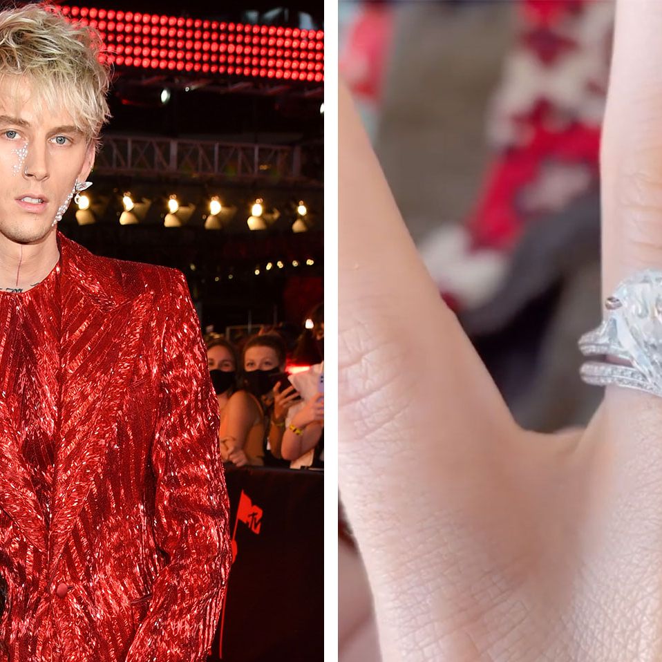 Machine Gun Kelly Says He Designed Megan Fox's Engagement Ring So It ‘Hurts’ to Take Off