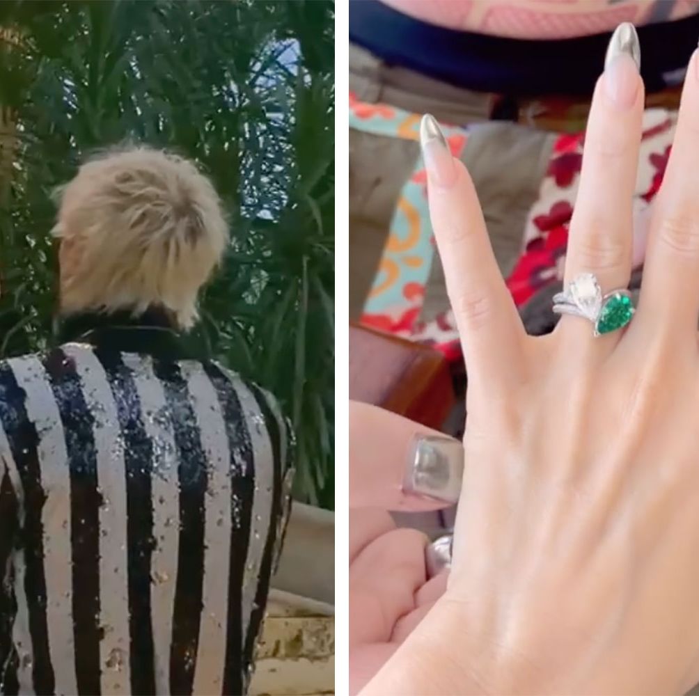 Kelly shared the first look at his fiancée's new ring on his Instagram and explained its meaning.