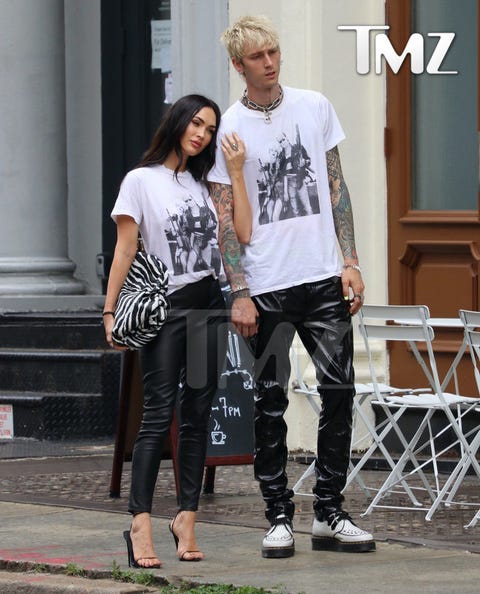 Megan Fox and Machine Gun Kelly In the same outfit megan fox and machine gun kelly in the same outfit