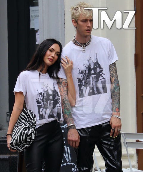 Megan Fox and Machine Gun Kelly In the same outfit megan fox and machine gun kelly in the same outfit