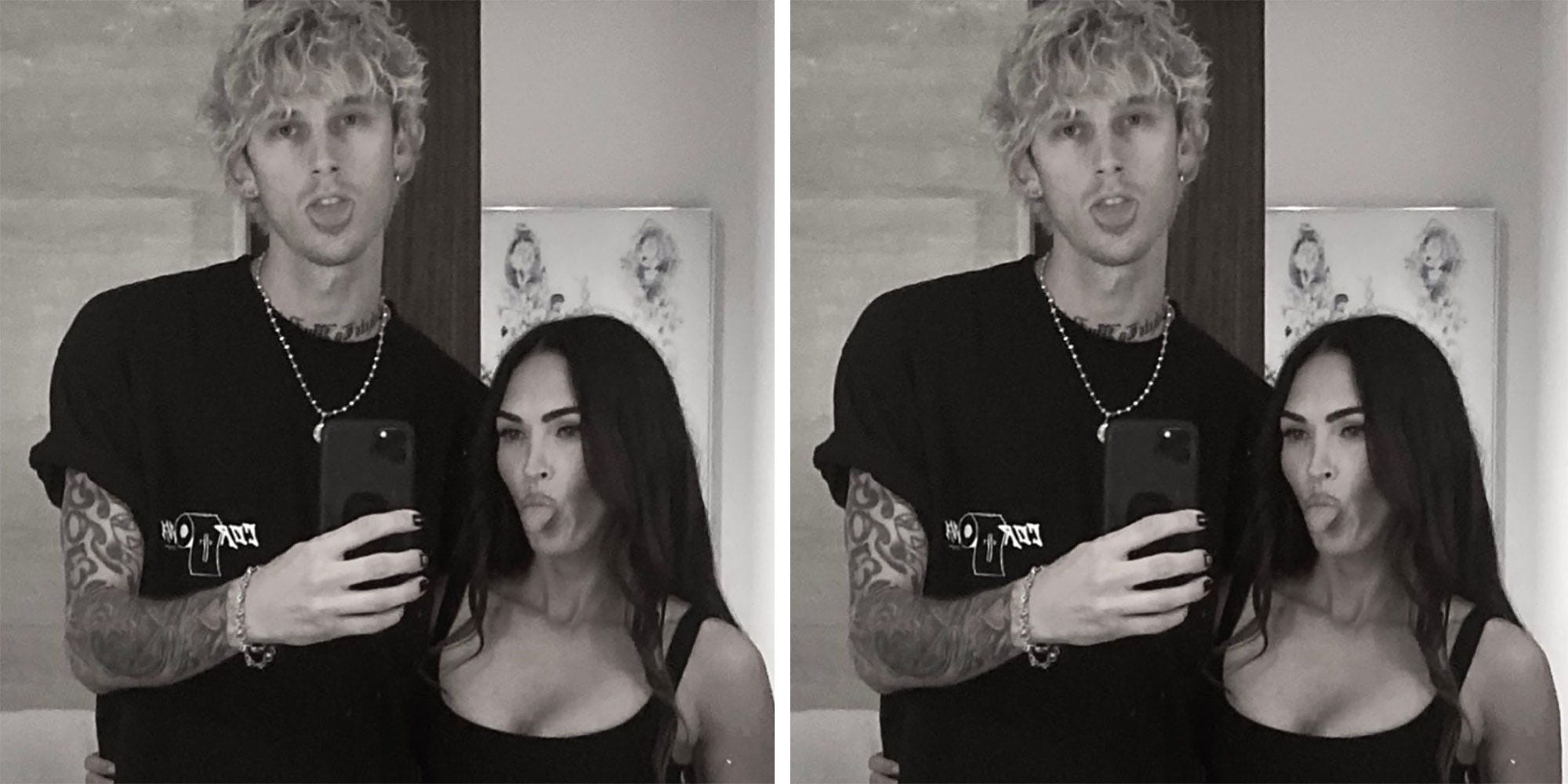 Machine Gun Kelly and Megan Fox Go Instagram Official With an Abs Shot and Intense Caption