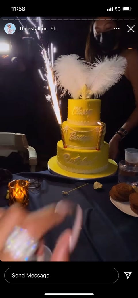 megan thee stallion's postgrammys cake