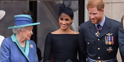 Harry and Meghan on the balcony