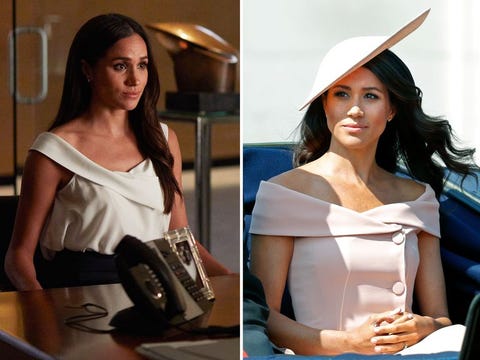 Meghan Markle's style - bare shoulders