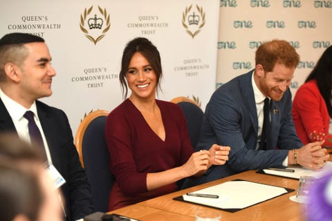 The Duke & Duchess of Sussex Attend a Roundtable Discussion on Gender Equality with The Queens Commonwealth Trust The Duke & Duchess of Sussex Attend a Roundtable Discussion on Gender Equality with The Queens Commonwealth Trust
