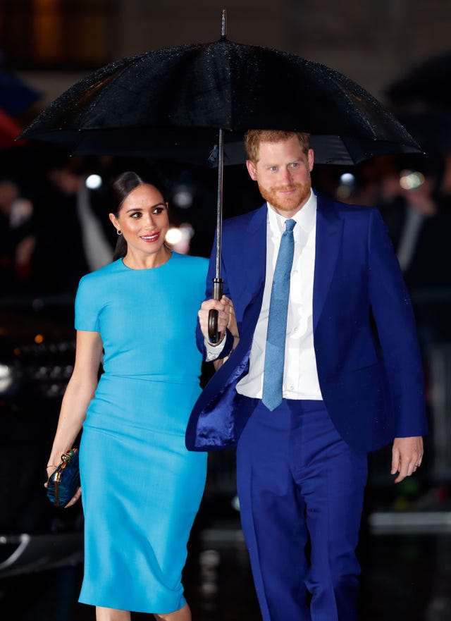 the duke and duchess of sussex attend the endeavour fund awards