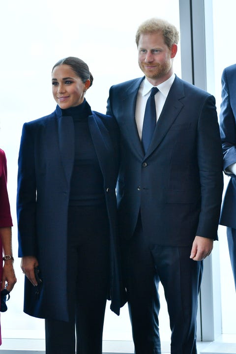 the duke and duchess of sussex visit one world observatory with nyc mayor bill de blasio