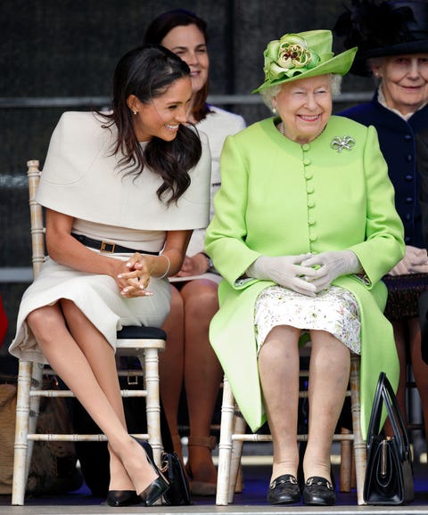 The Duchess Of Sussex Undertakes Her First Official Engagement With Queen Elizabeth II