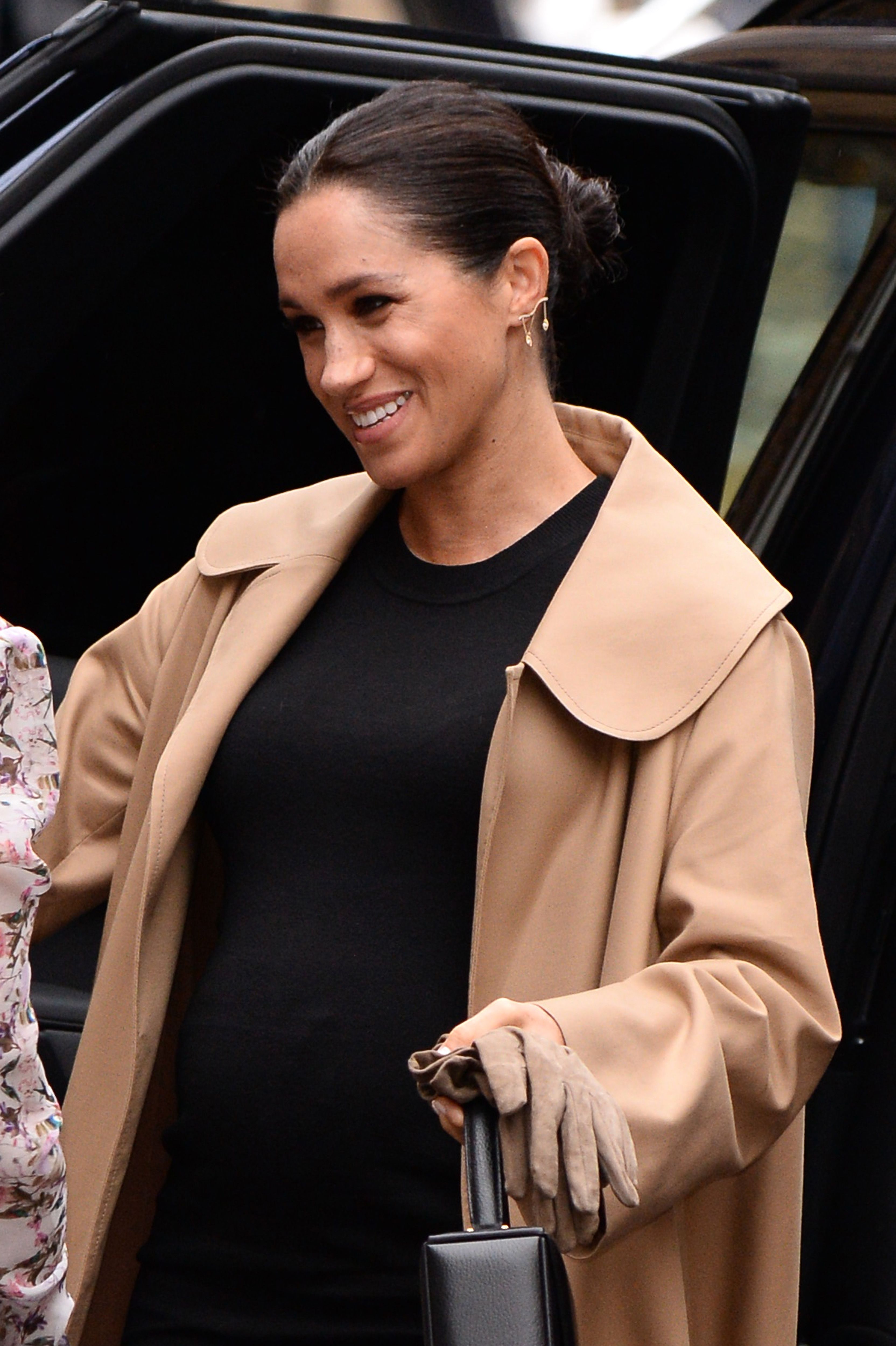 meghan in oscar de la renta