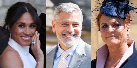 Meghan Markle, George Clooney, and Fergie