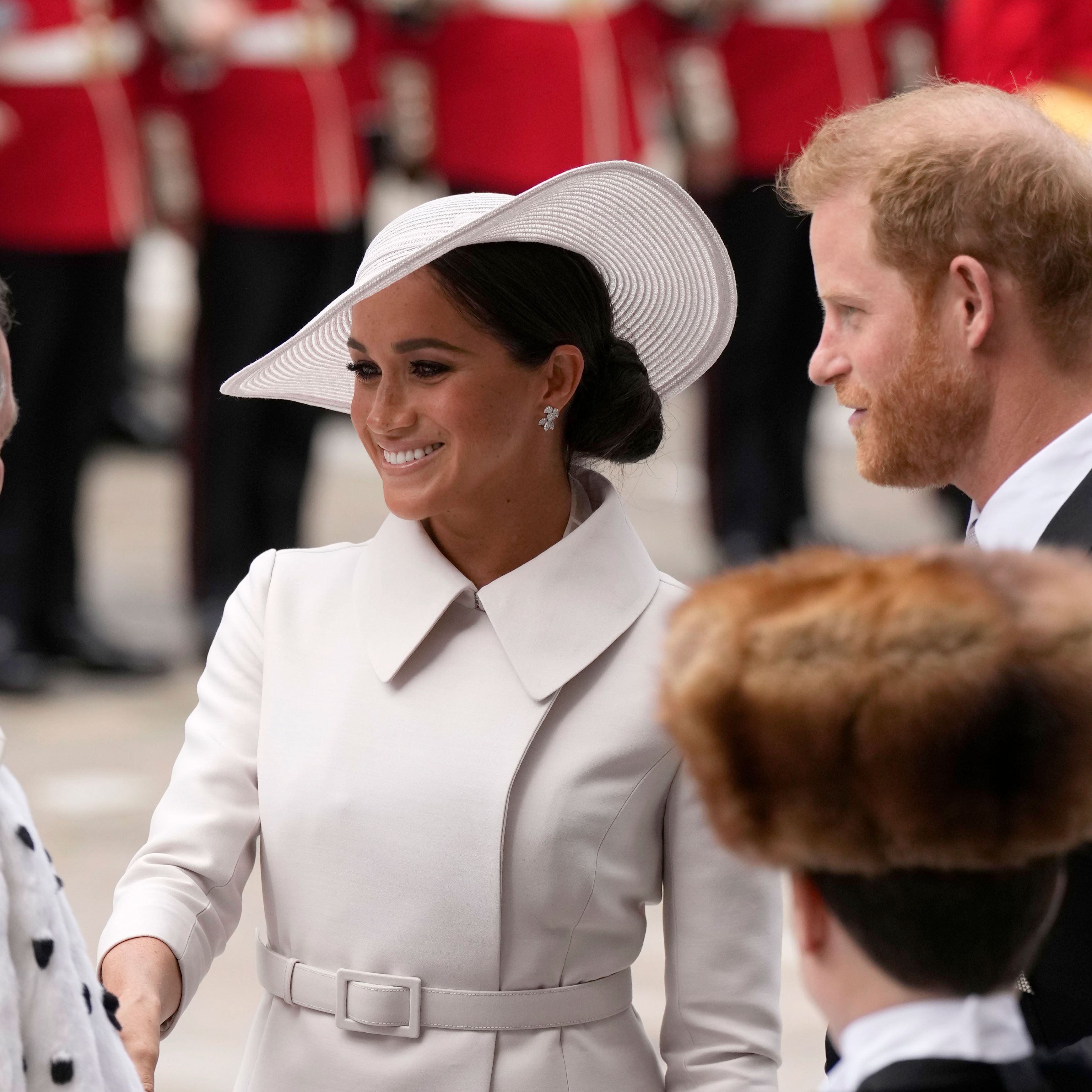 This is Meghan and Harry's most public appearance so far during the Platinum Jubilee.