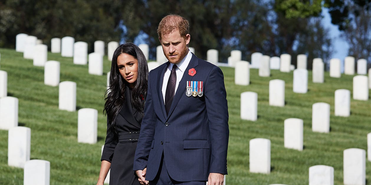 Inside Duchess Meghan and Prince Harry’s Remembrance Sunday L.A. Cemetery Visit Inside Duchess Meghan and Prince Harry’s Remembrance Sunday L.A. Cemetery Visit