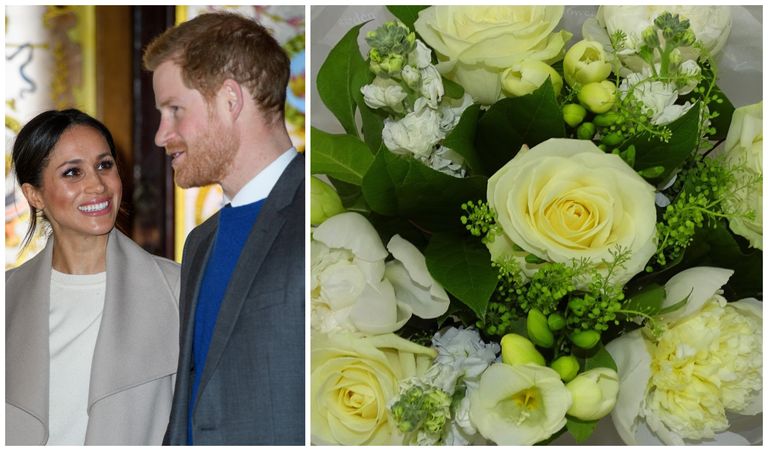 the royal wedding prince harry meghan markle bouquet