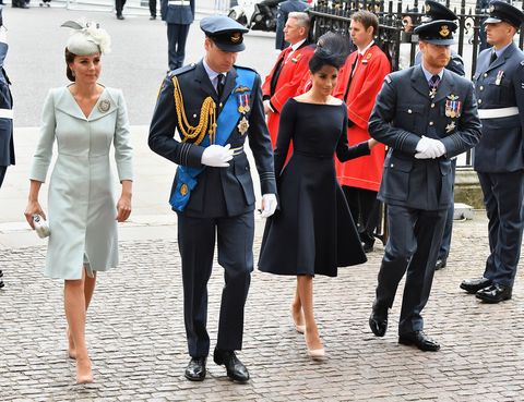 The Duchess of Sussex wears a black Dior dress for RAF centenary ...