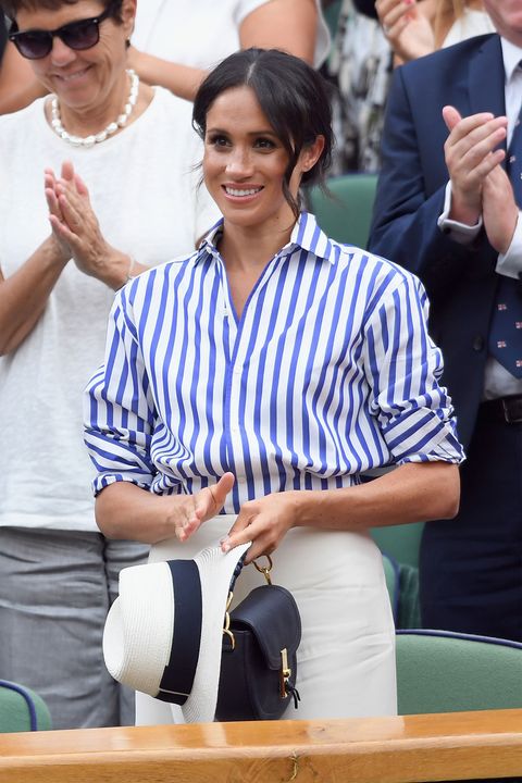 The Duchess of Sussex and Emma Watson wore co-ordinating outfits at the ...