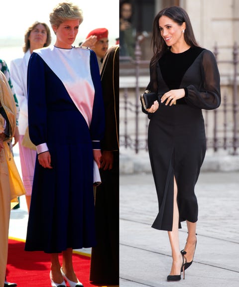 Meghan Markle and Princess Diana