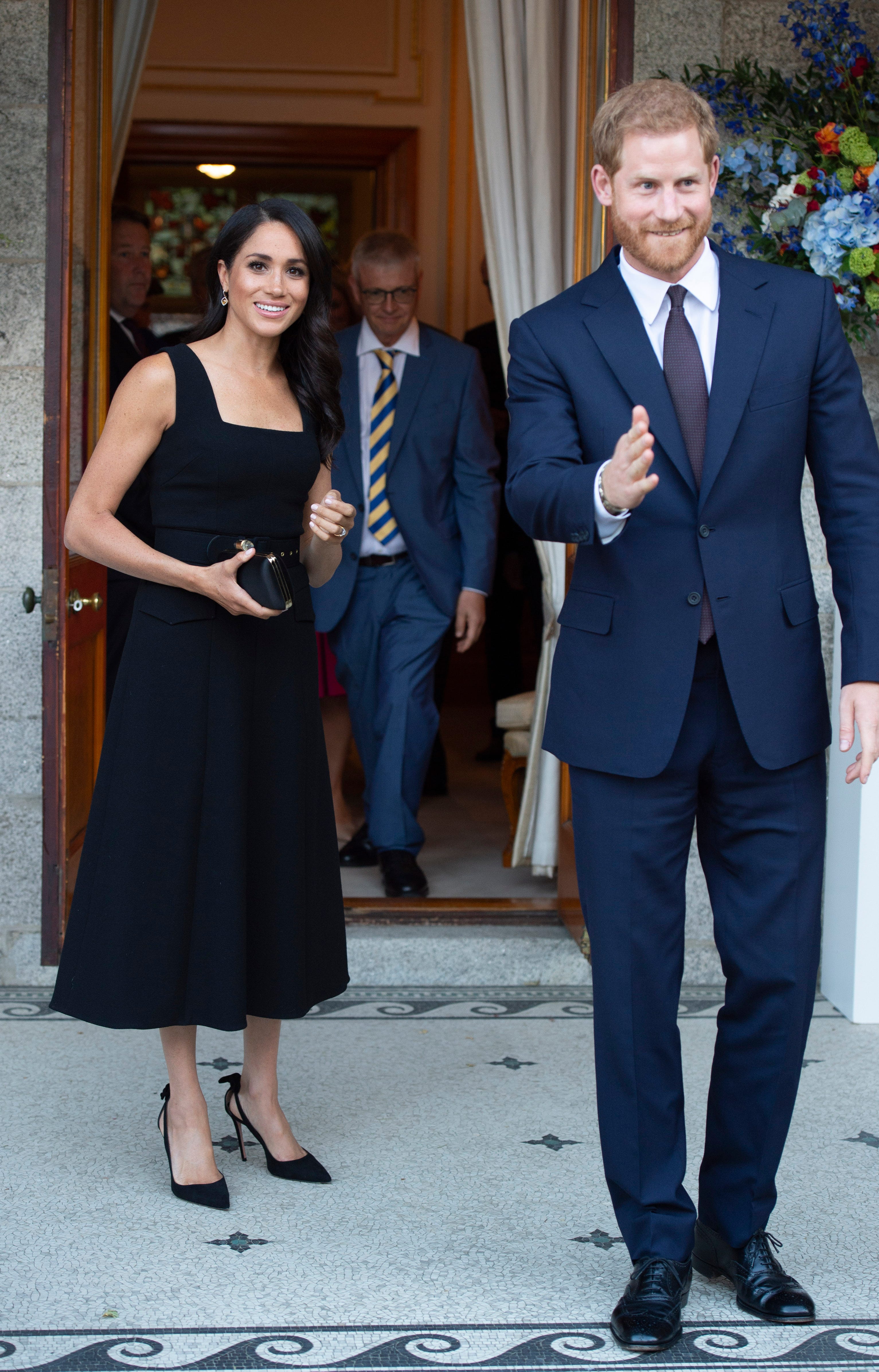 Why Meghan Markle's black dress was such a surprising choice