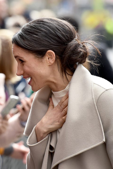 Meghan Markle Didn't Wear a Hairnet Over Her Bun 