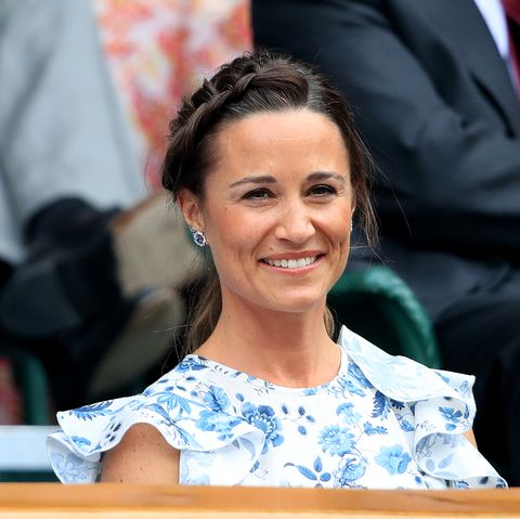 Image result for print floral dress pippa wore to wimbledon