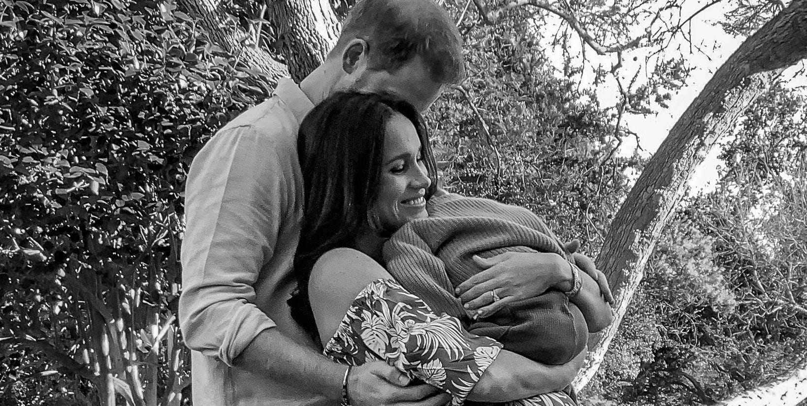 A New Family Portrait of Meghan Markle, Prince Harry, and Archie Was Just Released