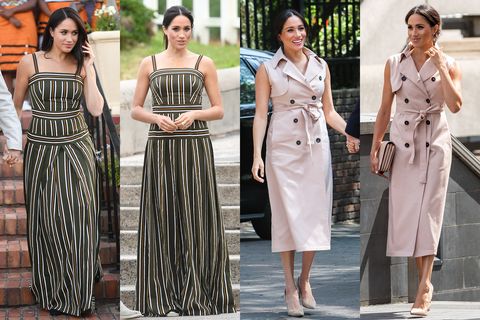meghan markle fashion rewear recycle outfit