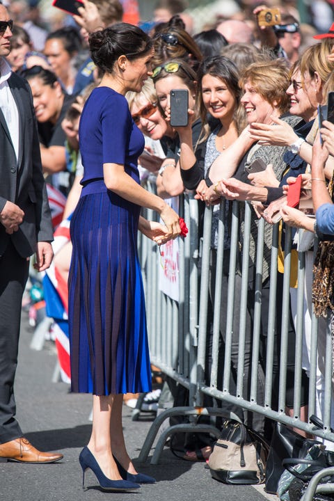 meghan markle just wore a cute totally see through skirt