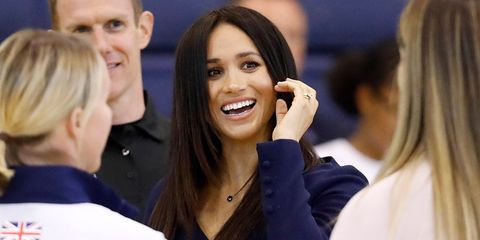 Meghan Markle's new straight hairstyle