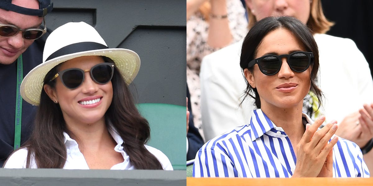 Meghan Markle's Wimbledon Style - Meghan Markle's Style Before and ...