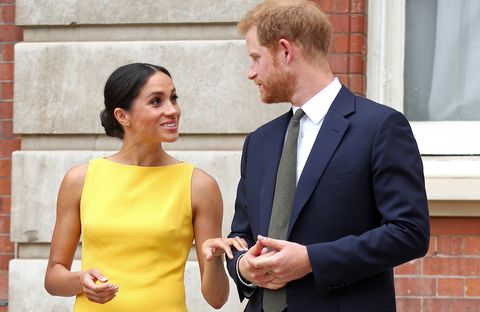 Duchess of Sussex - Meghan Markle in yellow dress