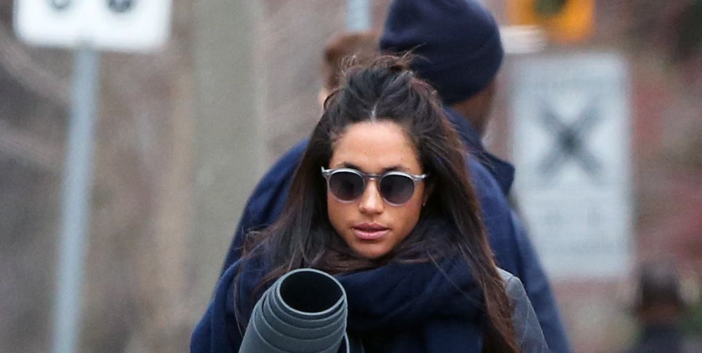 Meghan Markle Takes a Public Yoga Class in New York City