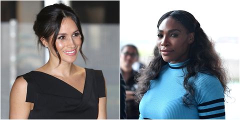 meghan Markle and Serena Williams