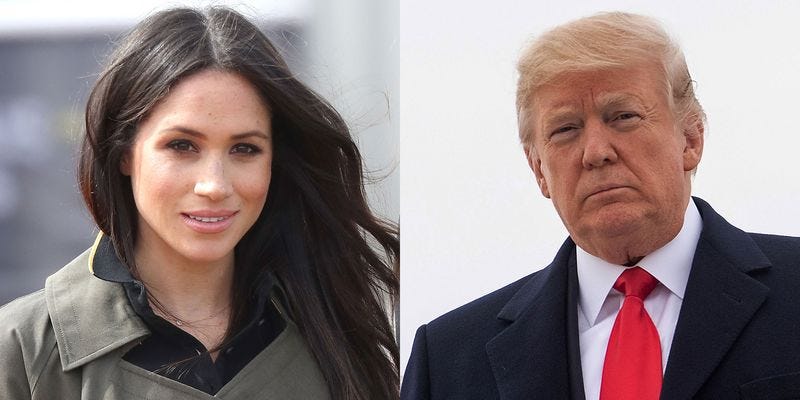 Donald Trump Denies He Called Meghan Markle Nasty Despite Tape Of Him Saying It 