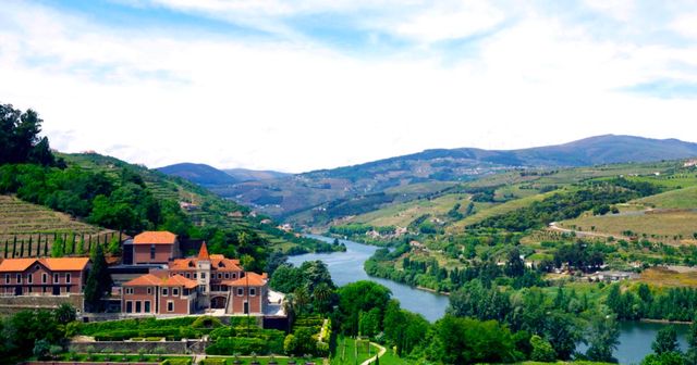 el valle del duero desde el hotel six senses douro valley, en portugal