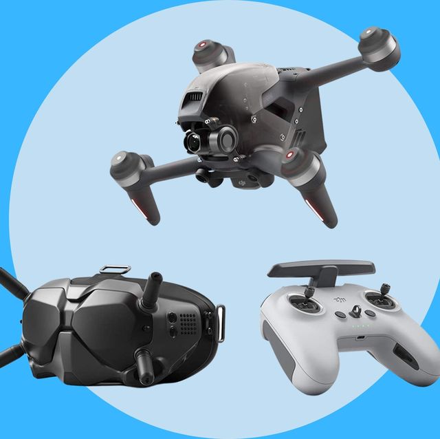 imagen de un dron dji y sus controladores