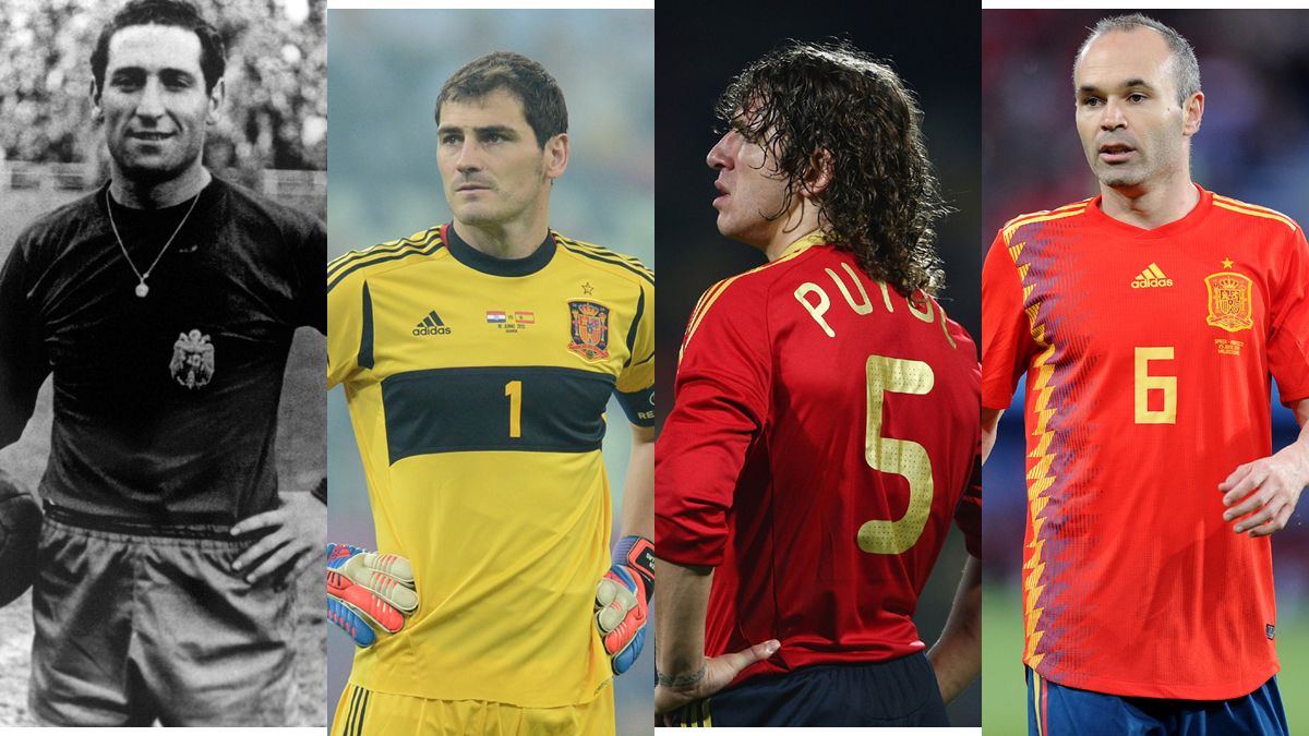 Los 30 mejores futbolistas españoles la