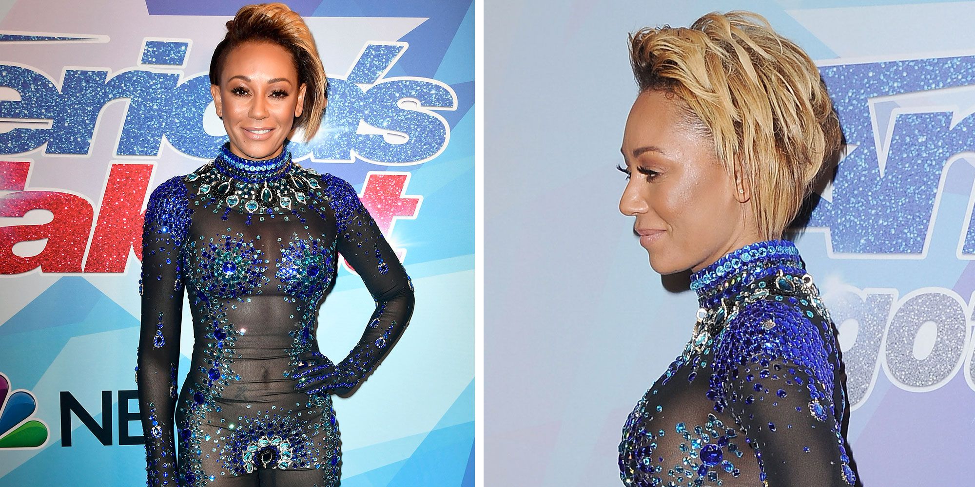 Mel B Went To Americas Got Talent Dressed As A Nearly Naked Superhero