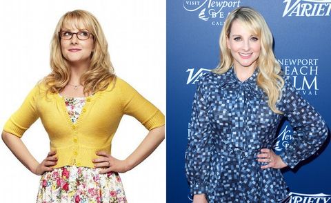 Melissa Rauch, The Big Bang Theory, then and now