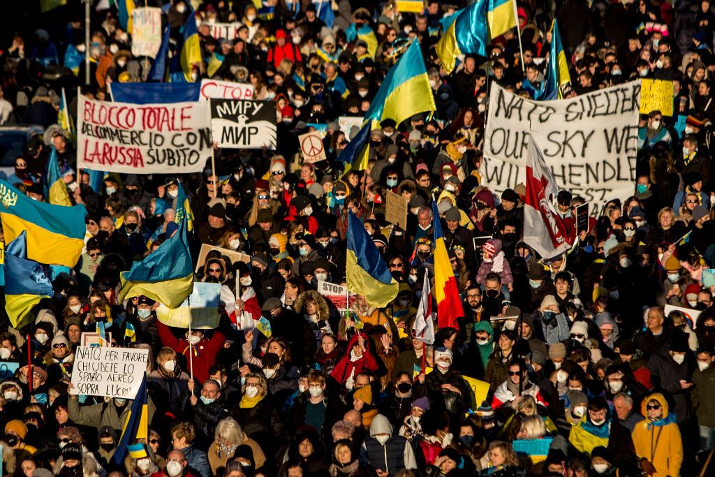 Ucraina, Le Foto Delle Manifestazioni Nelle Piazze Contro La Guerra