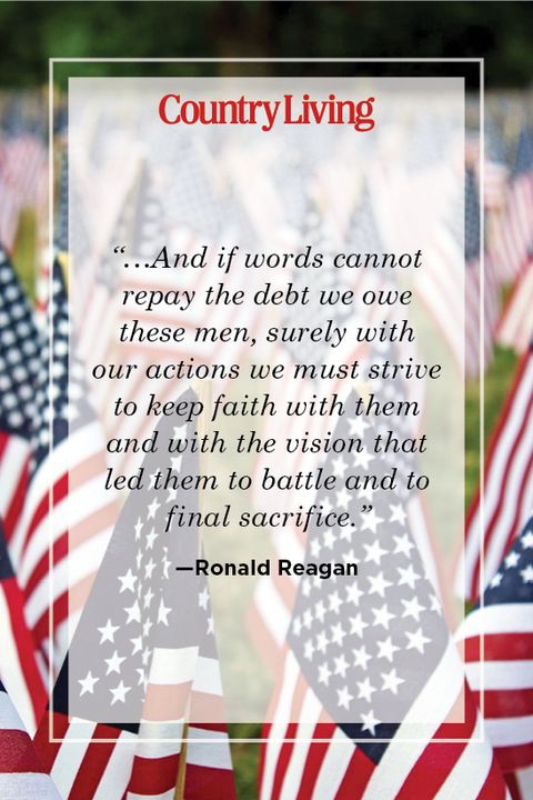 memorial day quote by ronald reagan