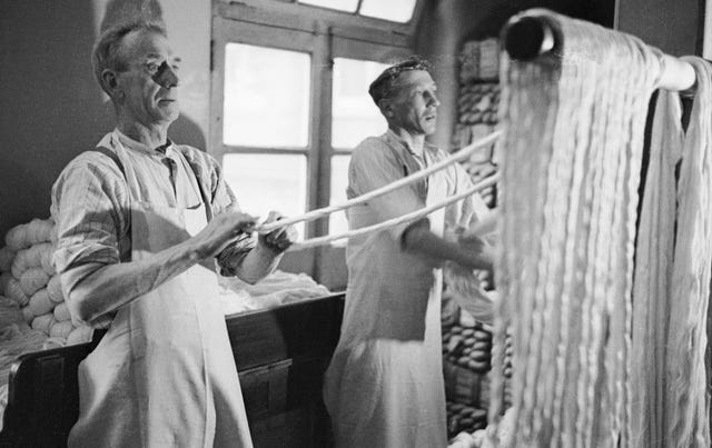 preparing the flax