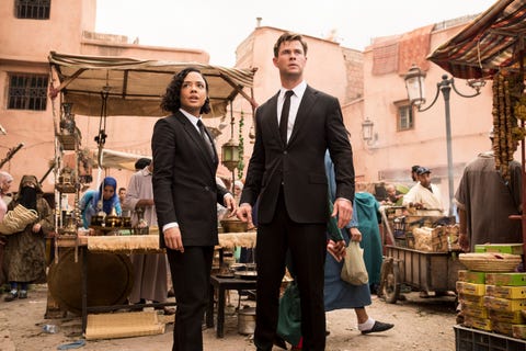 Men in Black: International, Tessa Thompson, Chris Hemsworth