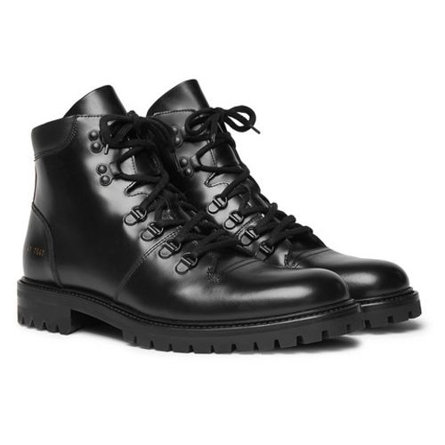 black mens waterproof boots