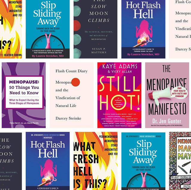 book covers books about menopause